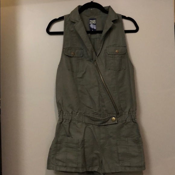 Free People Pants - Free People Military-Style Romper